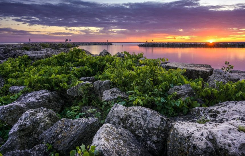 High Cliff State Park, Wisconsin, USA